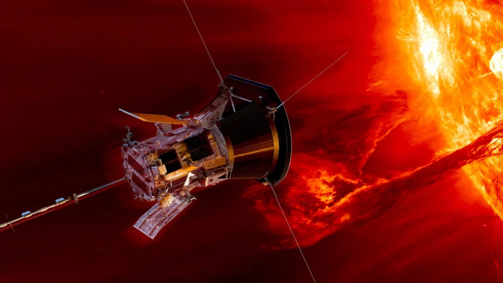 Parker Solar Probe в представлении художника. Источник: NASA