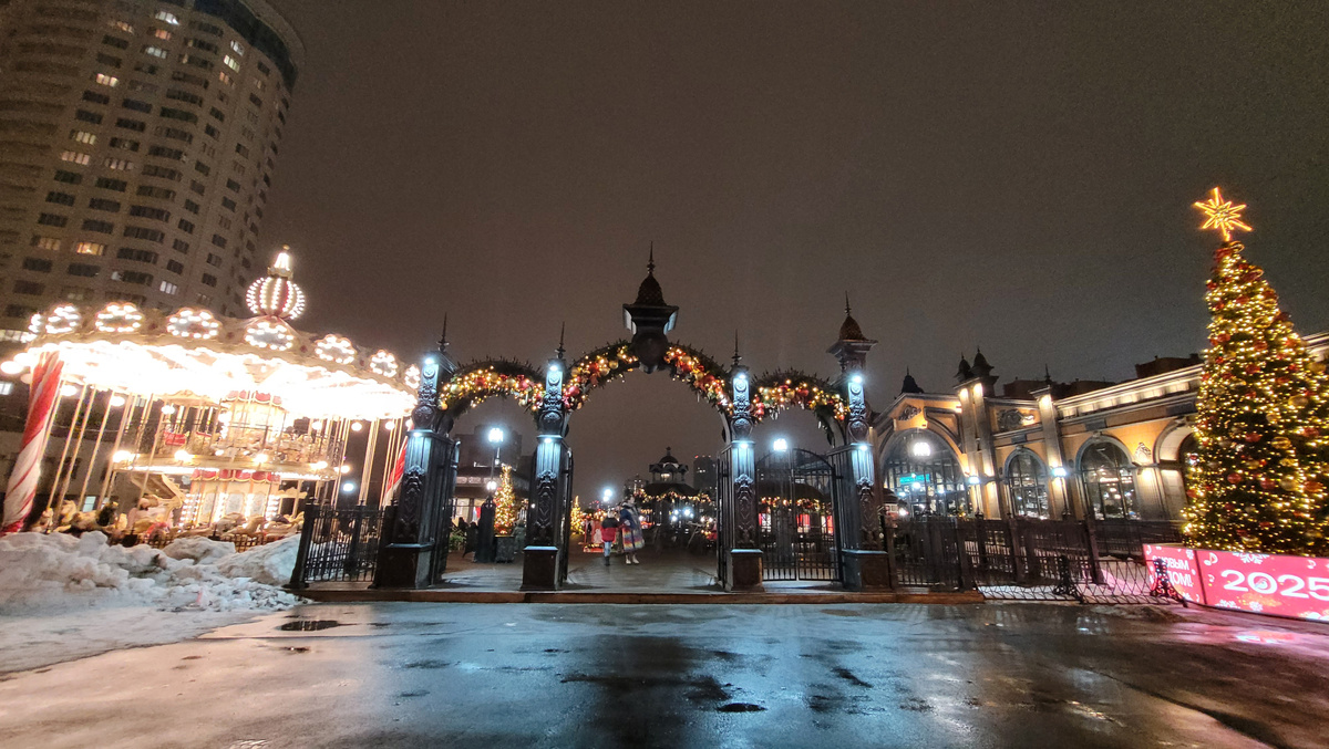 Рождественская ярмарка. Московские сезоны. Фото автора.