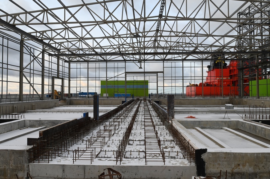 Торжественная церемония открытия специализированного терминала по перевалке минеральных удобрений "Порт Фавор". / Фото: Правительство Ленинградской области  📷
