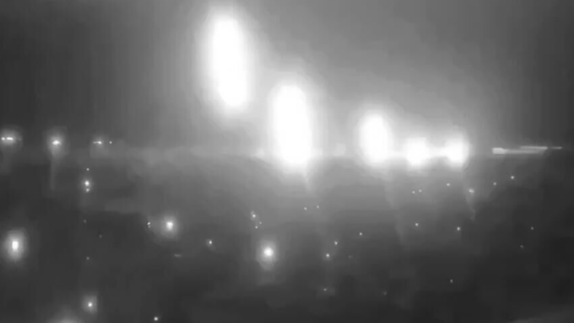     Удар «Орешника» по Южмашу, скриншот с видео