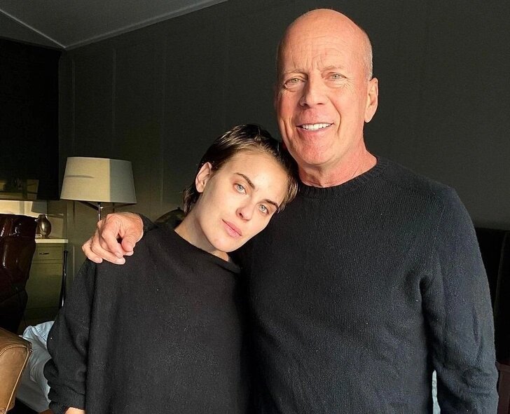 Брюс Уиллис с дочерью Таллулой