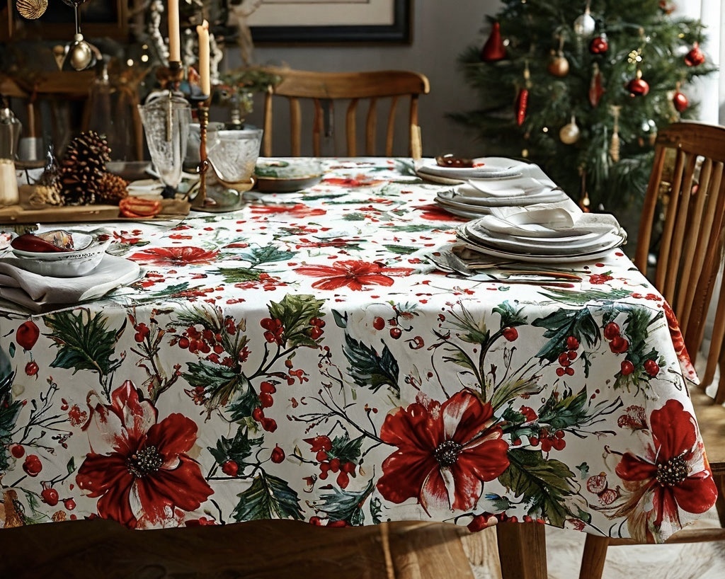 Нескучное решение для скатерти 