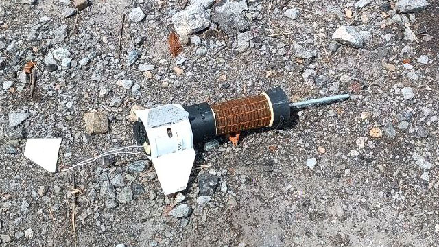 Боеприпас-сброс, работающий по принципу мины, близкой по функционалу с ПОМ-2. Кустарное мелкосерийное производство противника (фото из открытых источников)