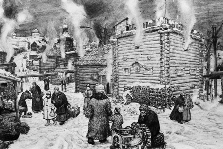 А.Васнецов "Общественные бани" Картинка с сайта culture.ru