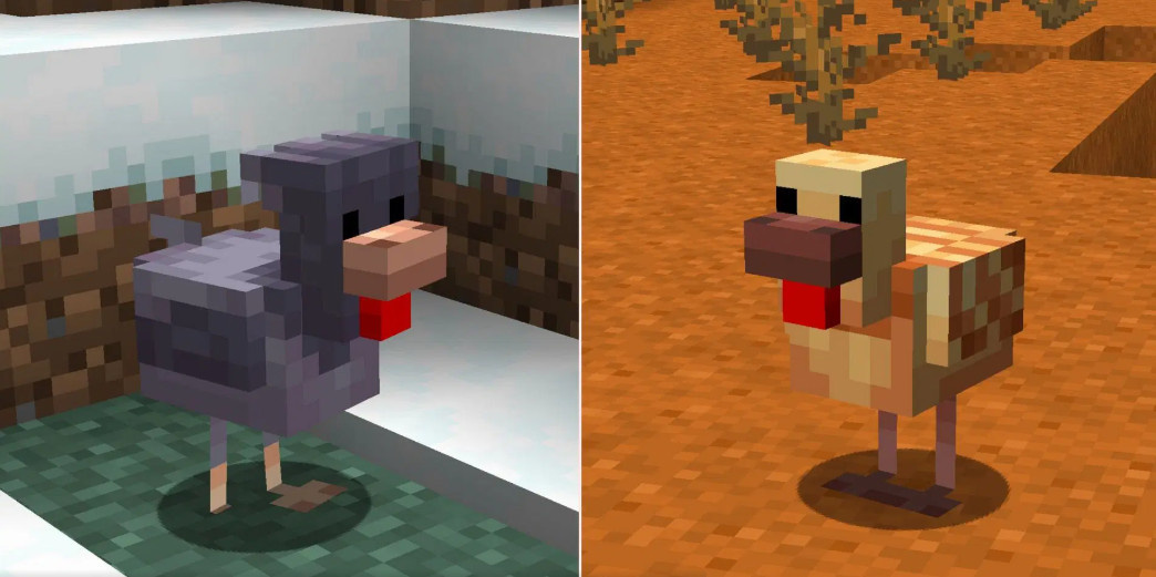 новые куры в майнкрафте :) снапшот Minecraft 25w06a