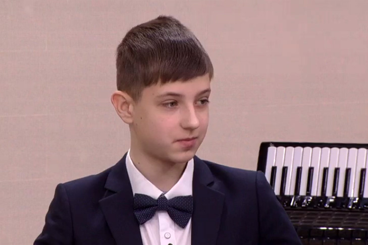    Исполнить свою мечту Ване помогли земляки. Кадр из эфира программы «Вести Новосибирск»