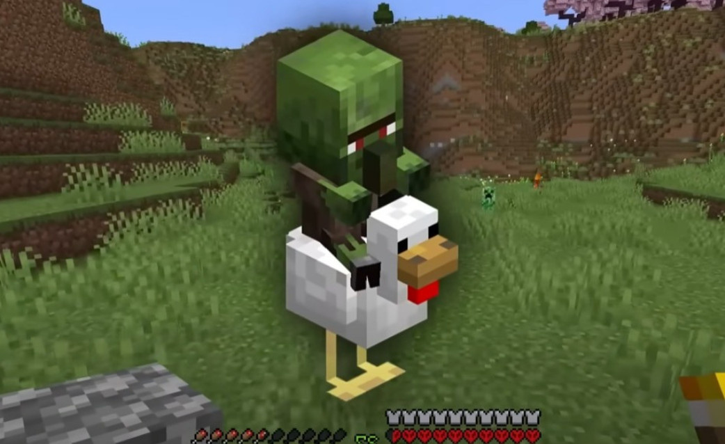 ютуб: макрипс. кадр из моего видео про редких мобов