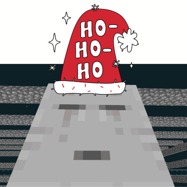 Кадр из моего видео 100 выживания в бесконечной зиме