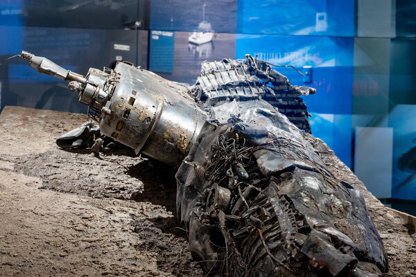 Макет обломков К-129, сделанный ЦРУ / Central Intelligence Agency 