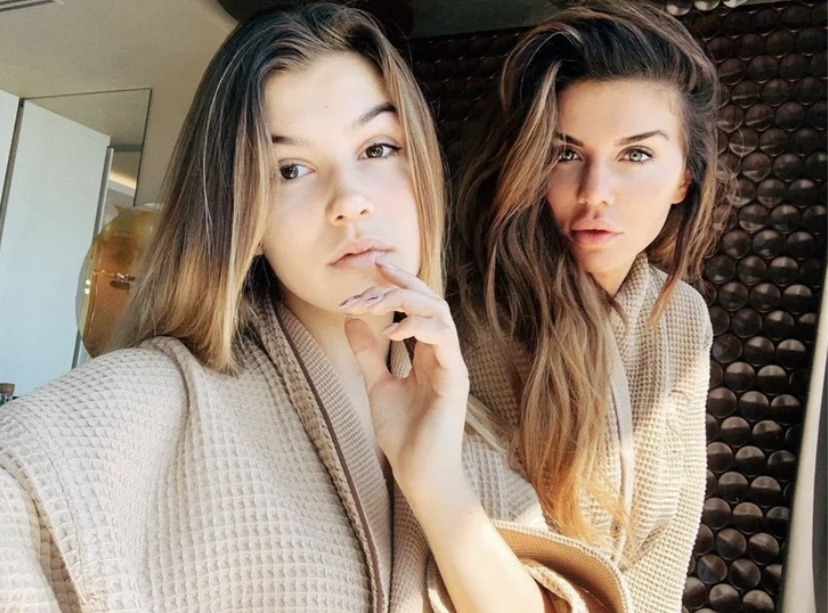 Анна Седокова с дочкой Алиной Белькевич