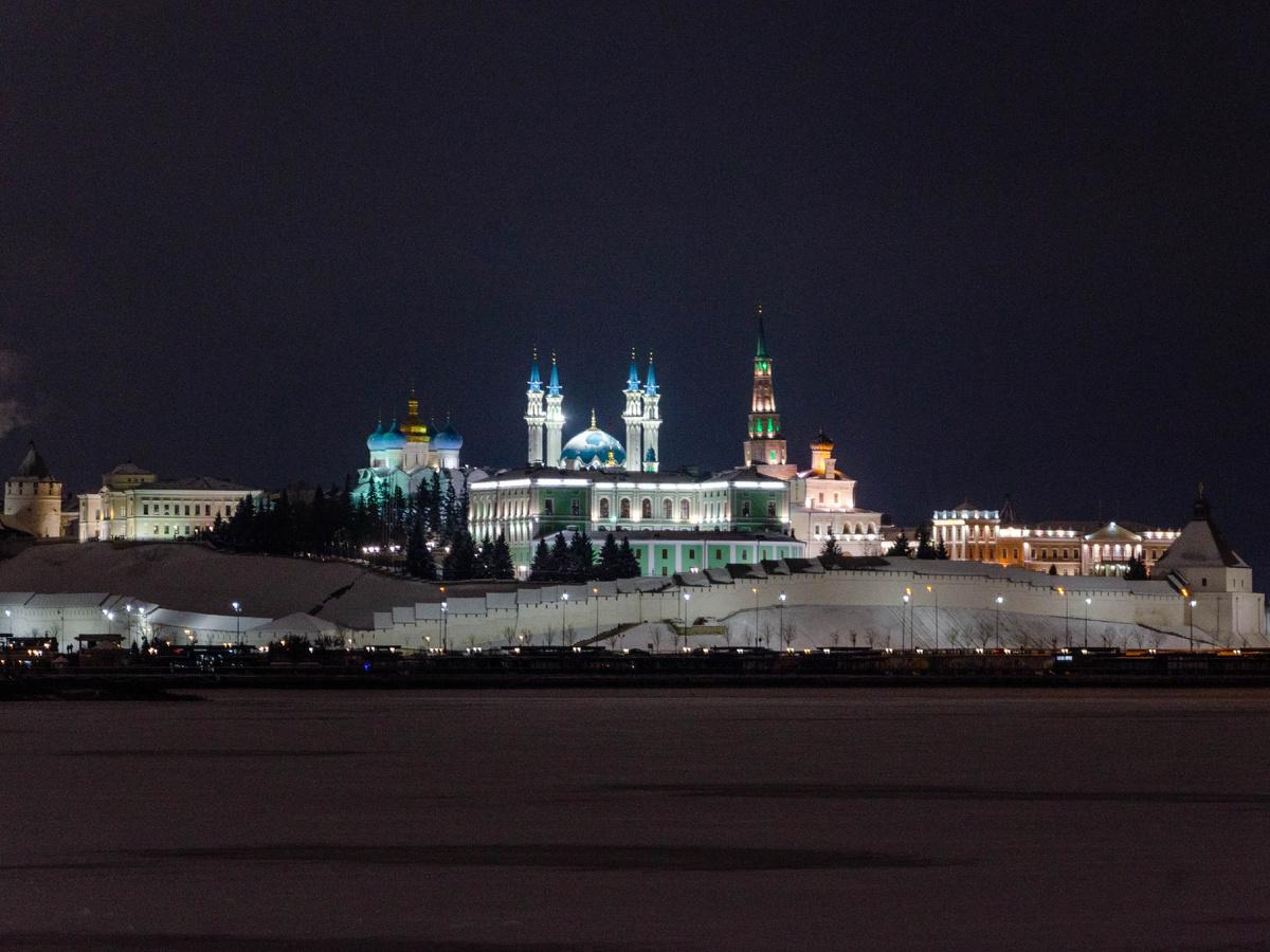 Вид с противоположного берега Казанки