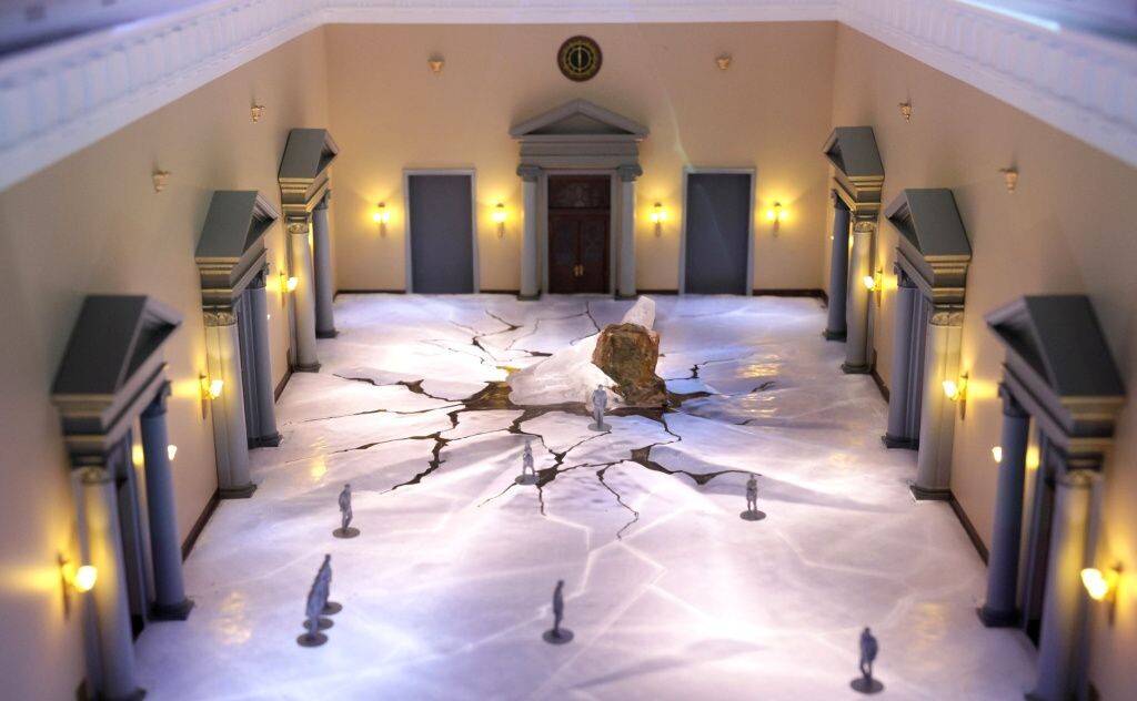     Макет нового филиала Эрмитажа. Источник: kremlin.ru Автор фото: Пресс-служба Кремля