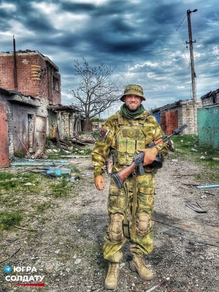    Военнослужащий из Сургута награждение медалью «За Отвагу»