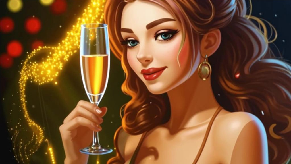 Гадания по пузырькам шампанского - традиционное увлечение на Новый год
