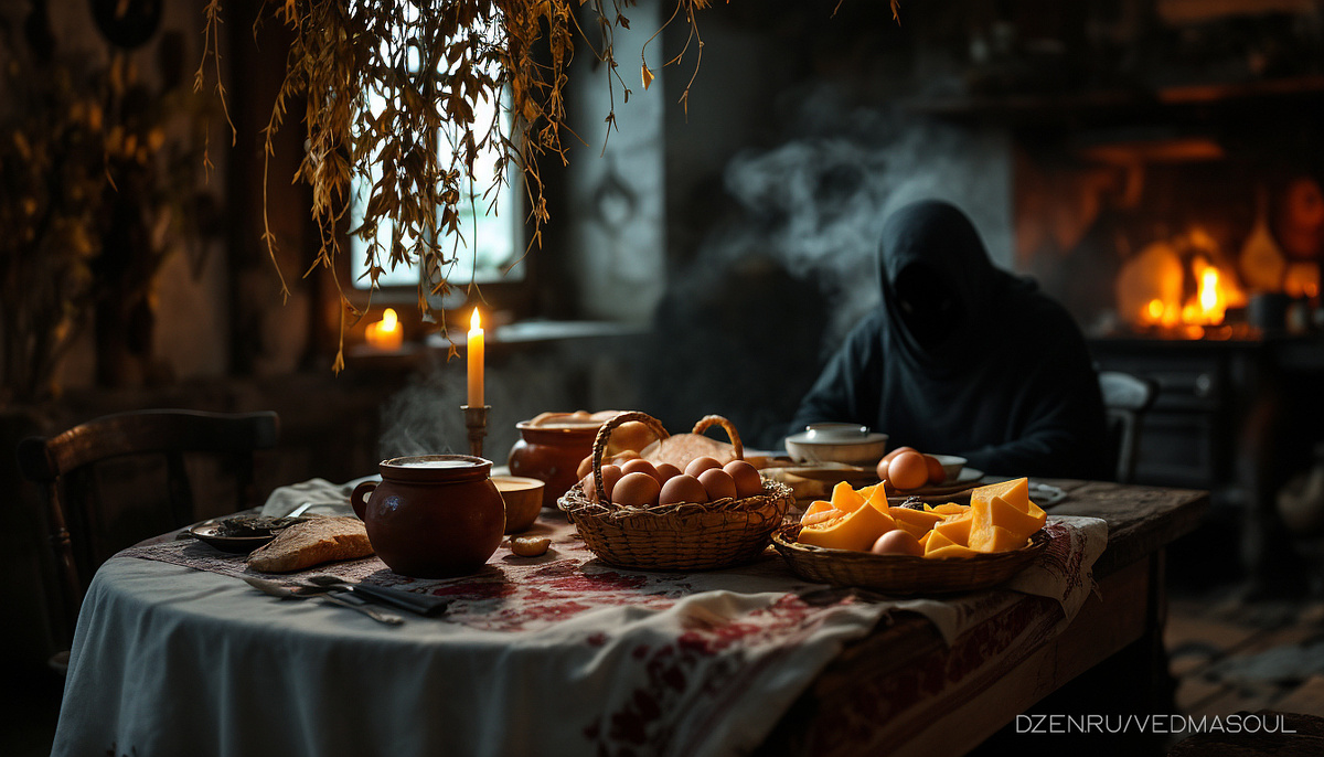 Авторское изображение @vedmasoul. Cгенерировано ИИ. Родовой бес