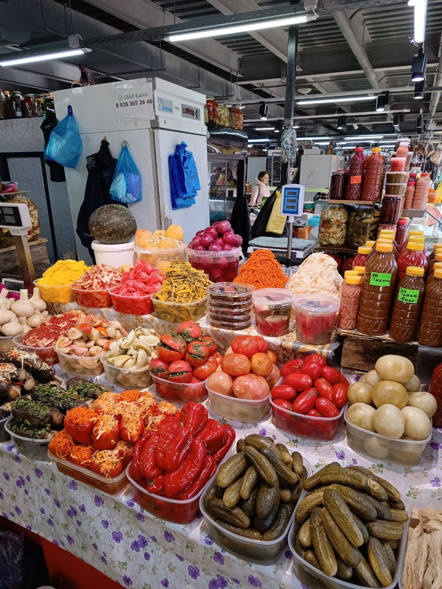 Колоритный рынок Пятигорска