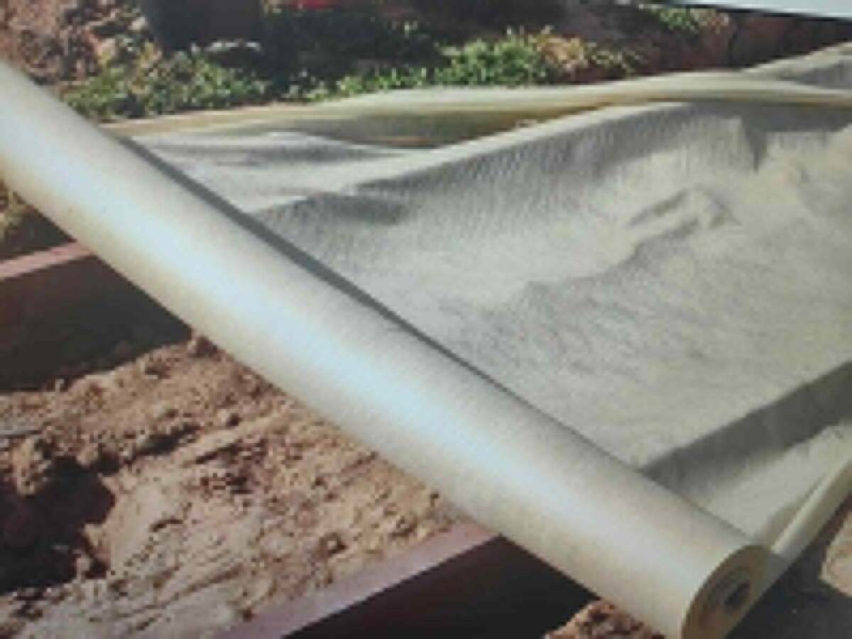 Полотно нетканое иглопробивное Эко плотностью 200. Фото: https://www.ozon.ru/product/geotekstil-dornit-200-2h10m-20m2-664677680/?avtc=1&avte=4&avts=1735109860