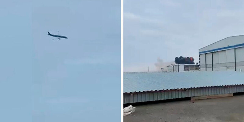 Самолёт снижался очень быстро с креном.  фото: картинки яндекса.