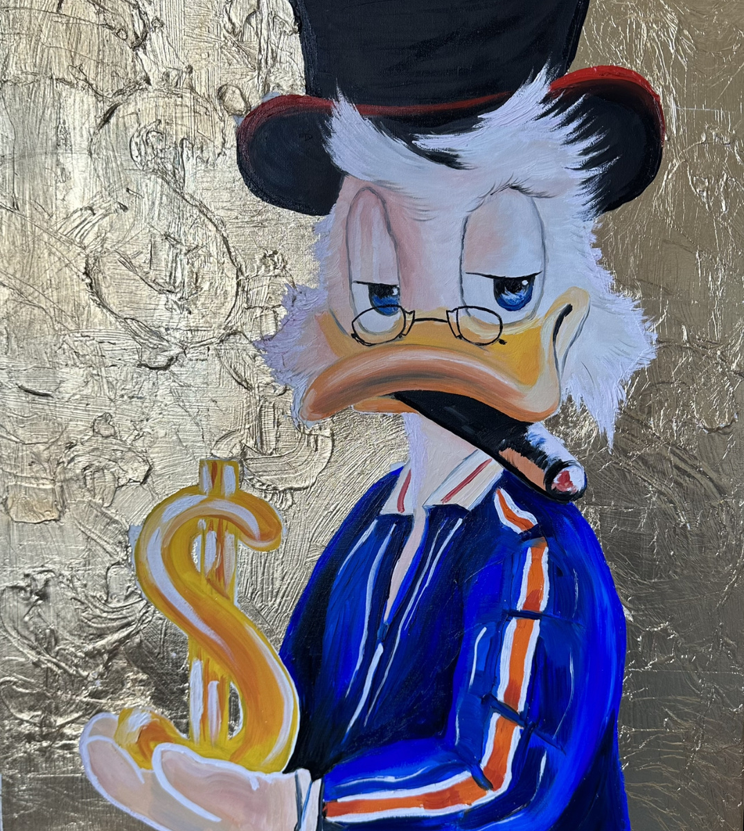 масло; холст; поталь 