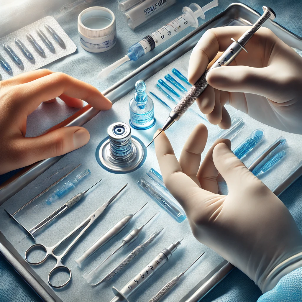 Введение инъекции Вивитрол в клинической обстановке