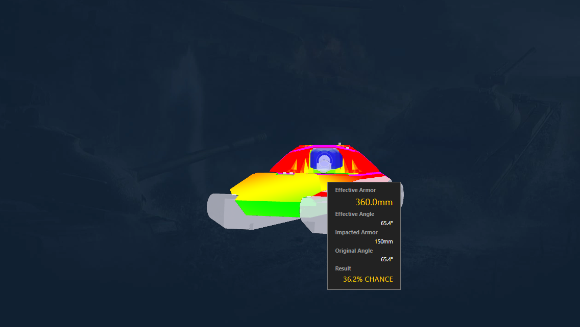 Приведенная броня скул корпуса.