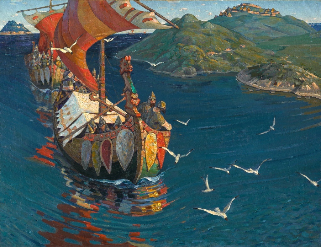 Заморские гости, Н. Рерих