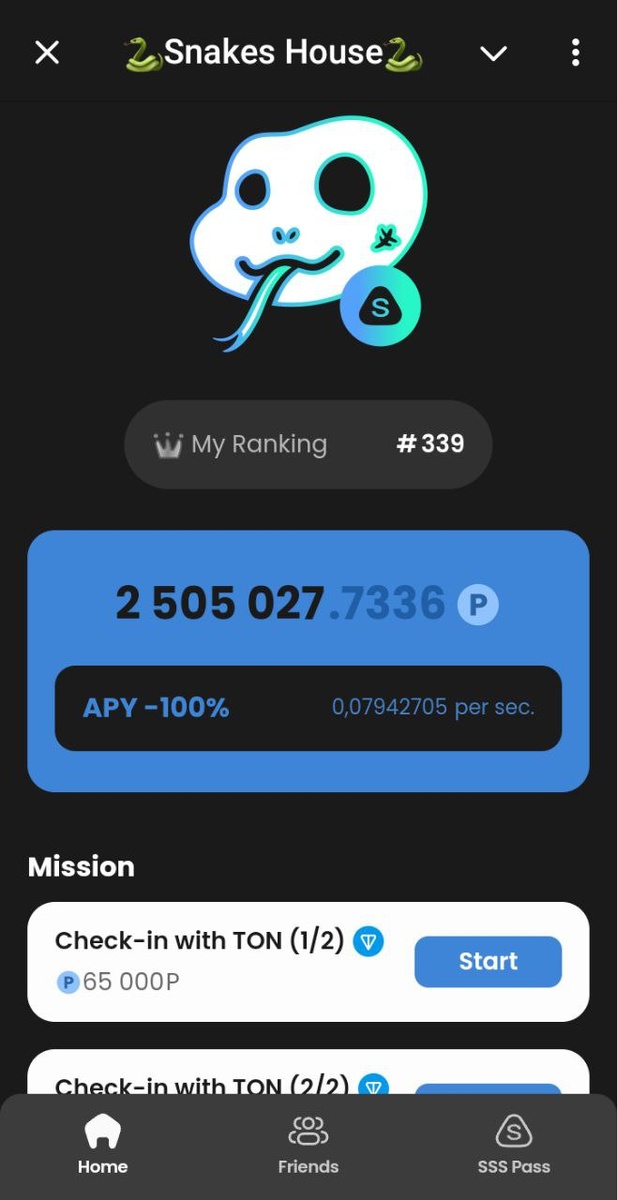 🐍 Snakes House - крипто игра в ТГ