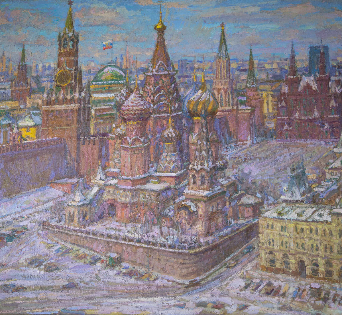 "Храм Покрова" холст/масло, 1992 год