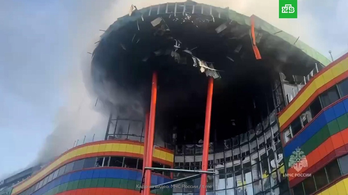    Пожар после взрыва в ТЦ во Владикавказе ликвидирован