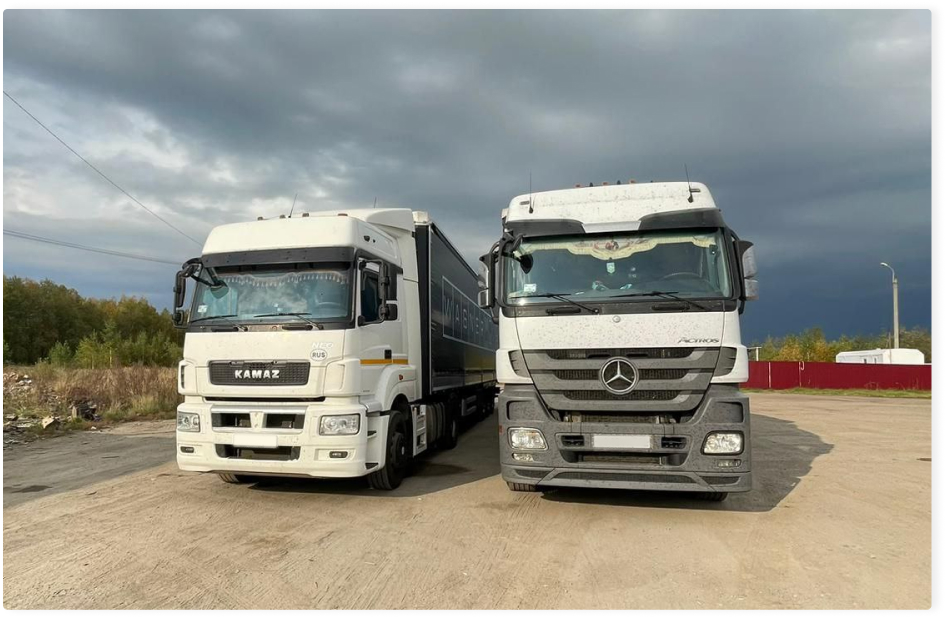 Часть автопарка «ЛИДЕРТРАКЛОГИСТИК»