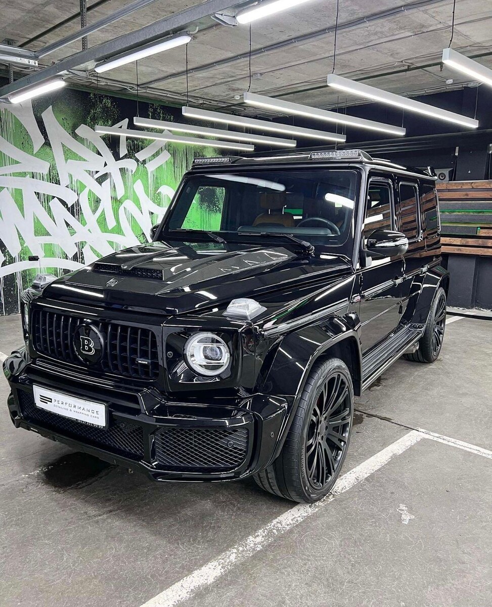 оклейка антигравийной пленкой Mercedes Benz G спб