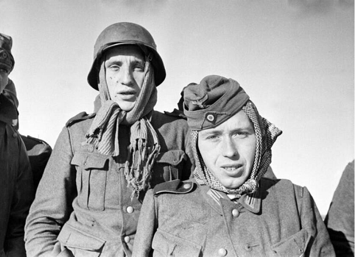 Пленные немцы