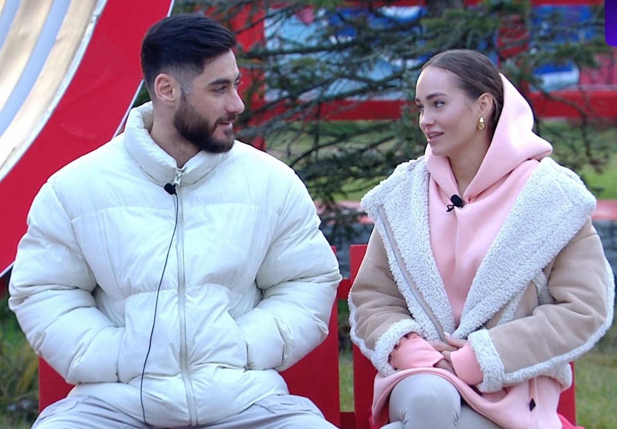 Тигран и Вика Салибековы (фото из эфира на «Okko»)