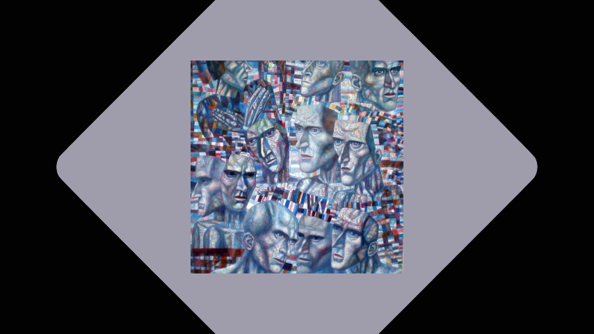 Художник П. Н. Филонов. Ударники. 1935 год.