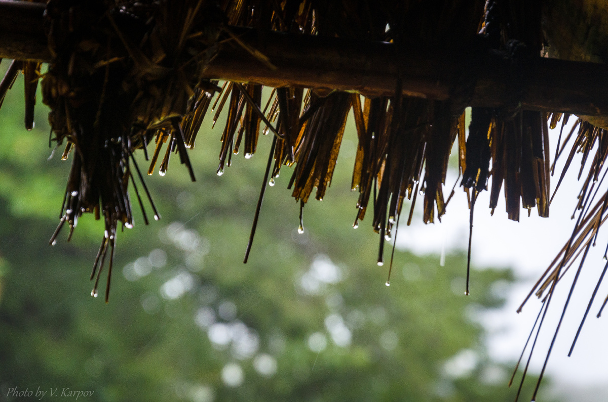 Во время дождя сильно не напутешествуешься