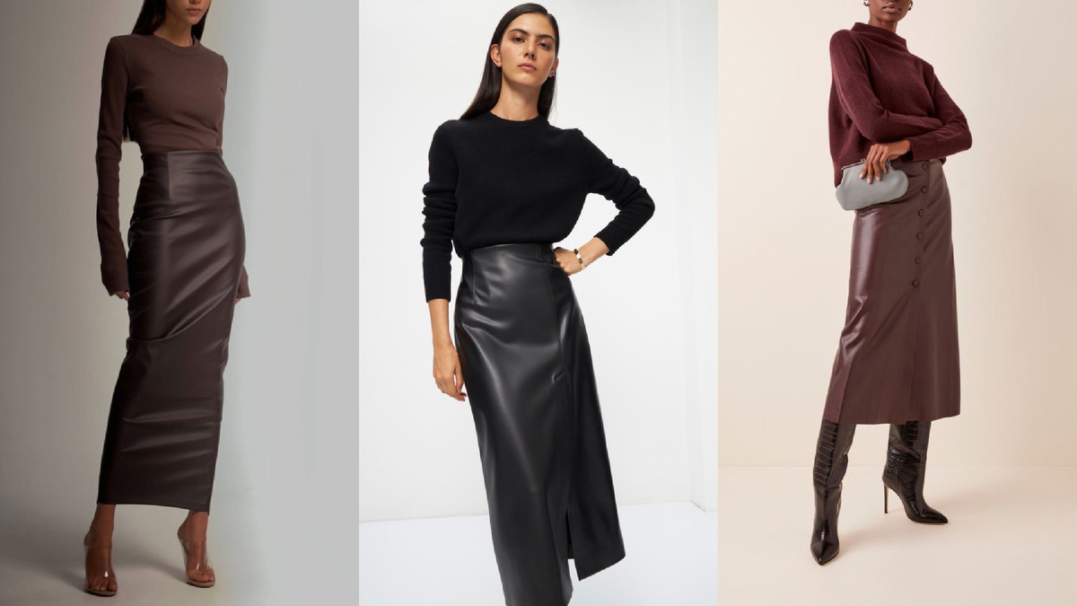 Кожаные юбки