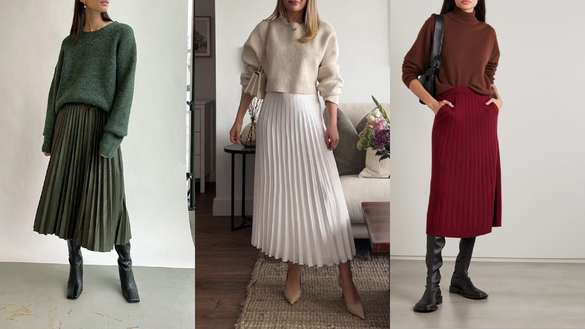 Плиссе юбки