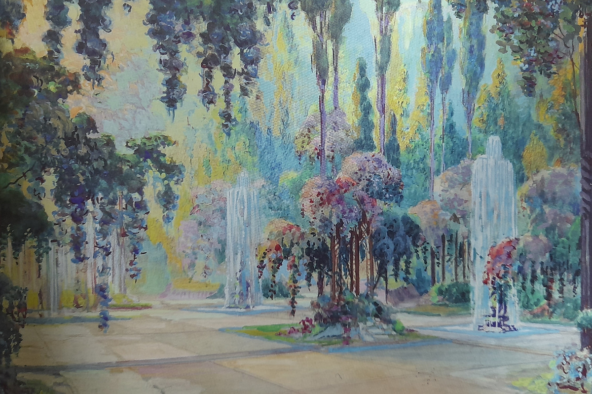 Эскиз декорации к опере А. Понкьелли "Джоконда". 1962 г.