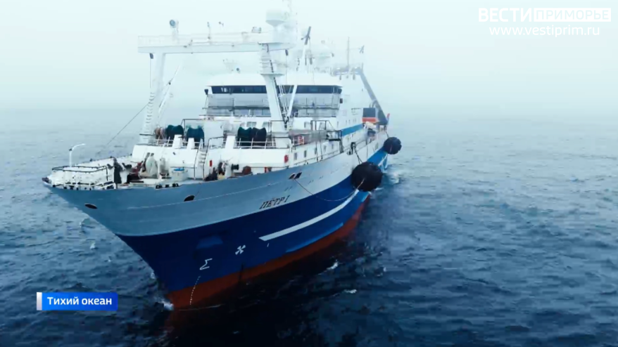 Рыболовный траулер "Пётр I " вернулся во Владивосток