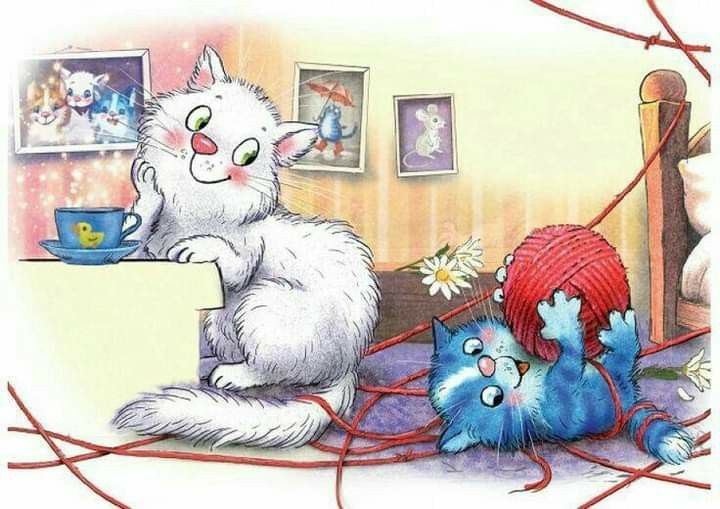 очаровательные коты Рины Зенюк