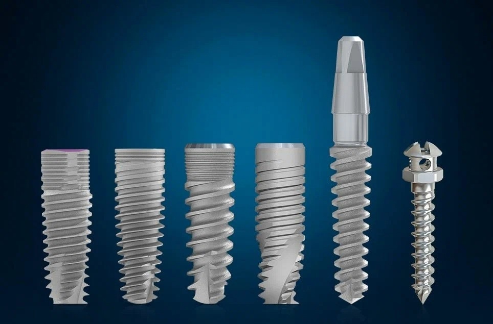 Разнообразие моделей имплантатов