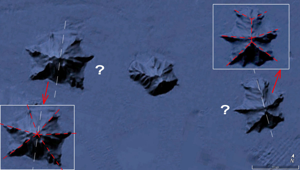 Иллюстрации автора. В основе изображений — карты Google Earth Pro.