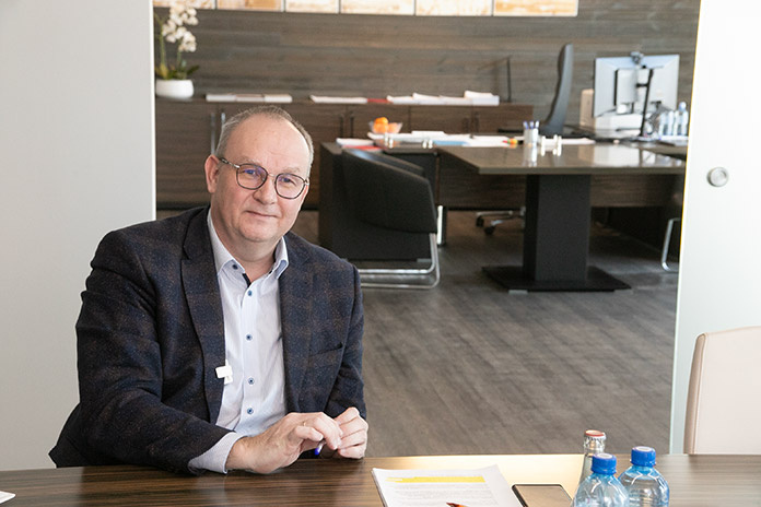 Генеральный директор АО «СГК – Новосибирск» Дмитрий Перязев подвел итоги 2024 года и рассказал о планах. Фото: Михаил Периков