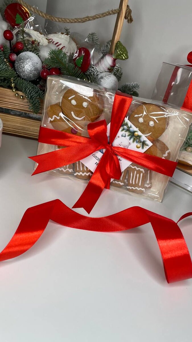 Имбирный пряник "Bourbon Shop". Ручная работа. 