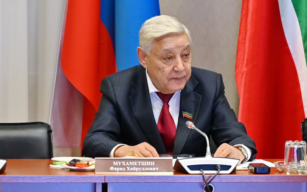 Фарид Мухаметшин: «Этот год завершаем успешно, несмотря на все сложности, связанные с СВО, западными санкциями и другими вопросами». Фото: gossov.tatarstan.ru