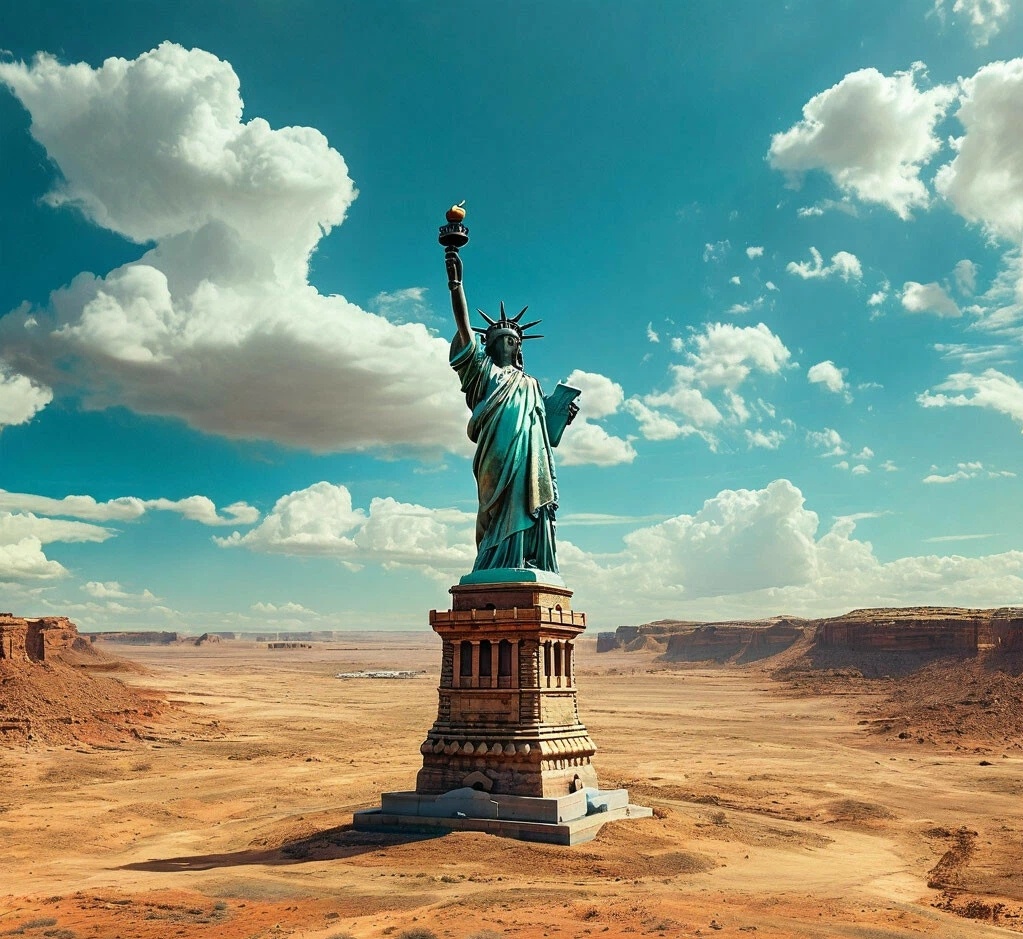 Свободная и демократичная... пустыня))🙄