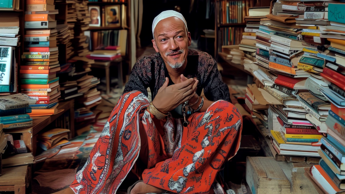 Как вам такой старик Хоттабыч? Фантазия нейросети 