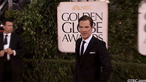 Бенедикт Камбербэтч на красной дорожке «Золотого глобуса»