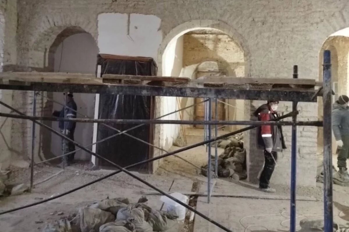    Реставрация Стефановской церкви продолжается в Пскове