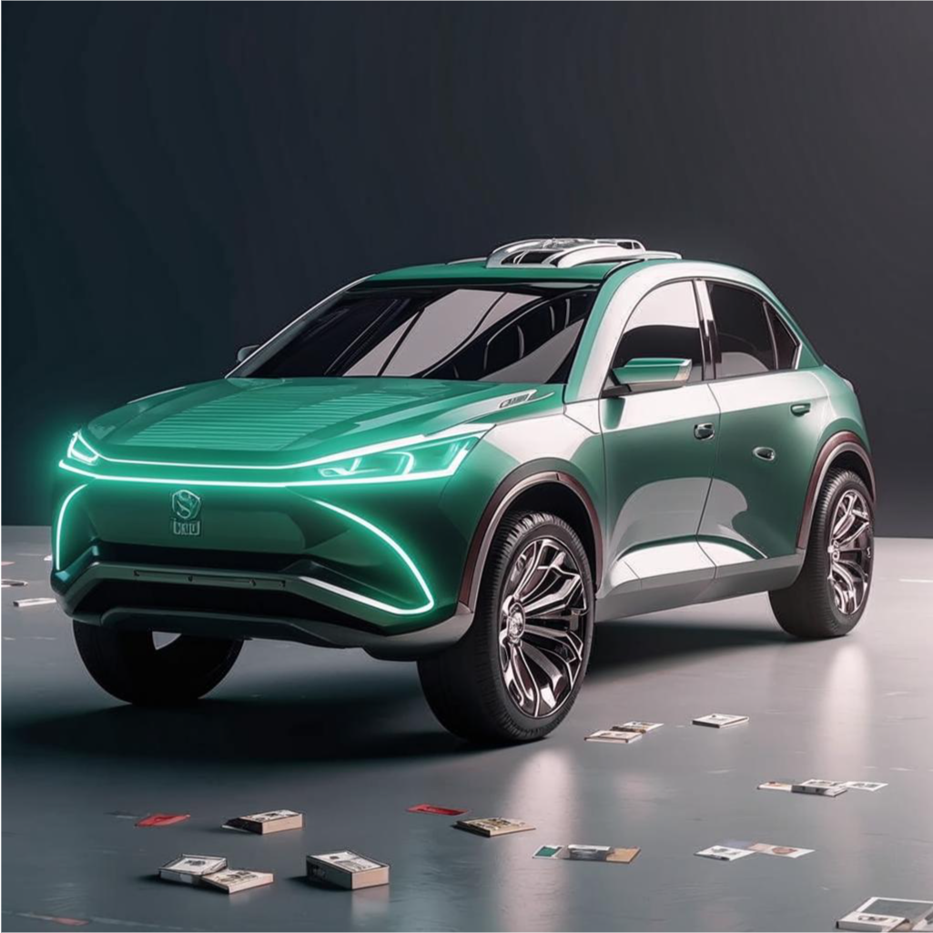 Бензинка + неоновая сопатка = электромобиль ?